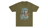 Travis Scott Cactus Jack x Takashi Murakami Melted Utopia Dream Zodiac T-Shirt "Olive" CPFM37