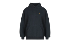 Back Burning Monogram Hoodie "Black" PMBB117R24FLE003