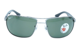 Rectangle Sunglasses "Gunmetal" RB3492-004-58