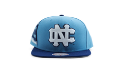 NCAA Jumbotron Snapback Cap "North Carolina Tar Heels - Navy / Light Blue" HHSS3466 UNCYYPPPNYLB