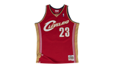 NBA LeBron James Swingman Jersey "2003 Cleveland Cavaliers - Dark Red" SMJYGS18155 CCADKRD03LJA
