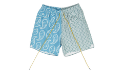 Paisley Swim Trunks "Marine / Sage" RHSS23PA78020345