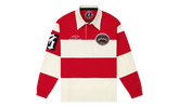 Classic Field Rugby Shirt "Cream / Red" RBIJCJHN