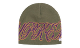 New Era Cursive Beanie "SS26 - Olive" SU27255