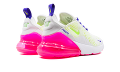 AIR MAX 270 MNS WMNS"White/ Pink Blast/ Volt" DH0252 100