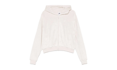 Sportswear Chill Knit Loose Velour Full-zip Hoodie"Light Orewood Brown/ Sail" HJ0954 104