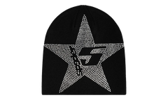 Star Rhinestone Skully "Black" SP5der297