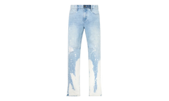 Denis Light Wash Splatter Jeans "Light Blue" MU24D678 B1104WTPSP