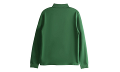 Classic Fit Long Sleeved L.12.12 Polo Shirt "Green" L1312 00 132