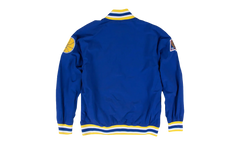 NBA Authentic Away Warm-Up Jacket "1996-97 Golden State Warriors - Blue / Yellow" 6056S310D96GSW