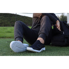 Men's OOmg Sport Low Shoe in White/Black