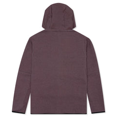 Sportswear Tech Fleece Full - Zip Hoodie - Dark Wine/Heather