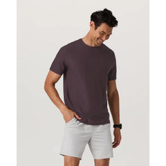 Men's Strato Tech Tee in Raisin Heather
