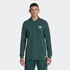 Men's adidas Graphics Campus Long Sleeve Polo Shirt