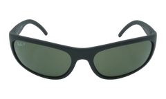 Predator Rectangular Polarized Sunglasses "Matte Black" RB4033-601-S48_60
