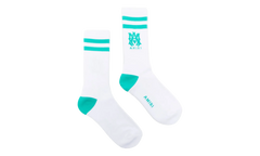 Tube Sock "White / Aqua" PF23MHR002 517 WHIT