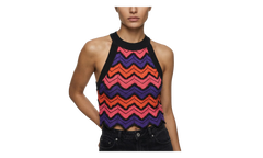 Cropped Knit Halter Top WMNS "Multicolor" AF4AB024KD68ABC