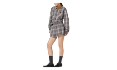 Check Flannel Shirt WMNS "Slate Grey" MK2010 1807 F0480